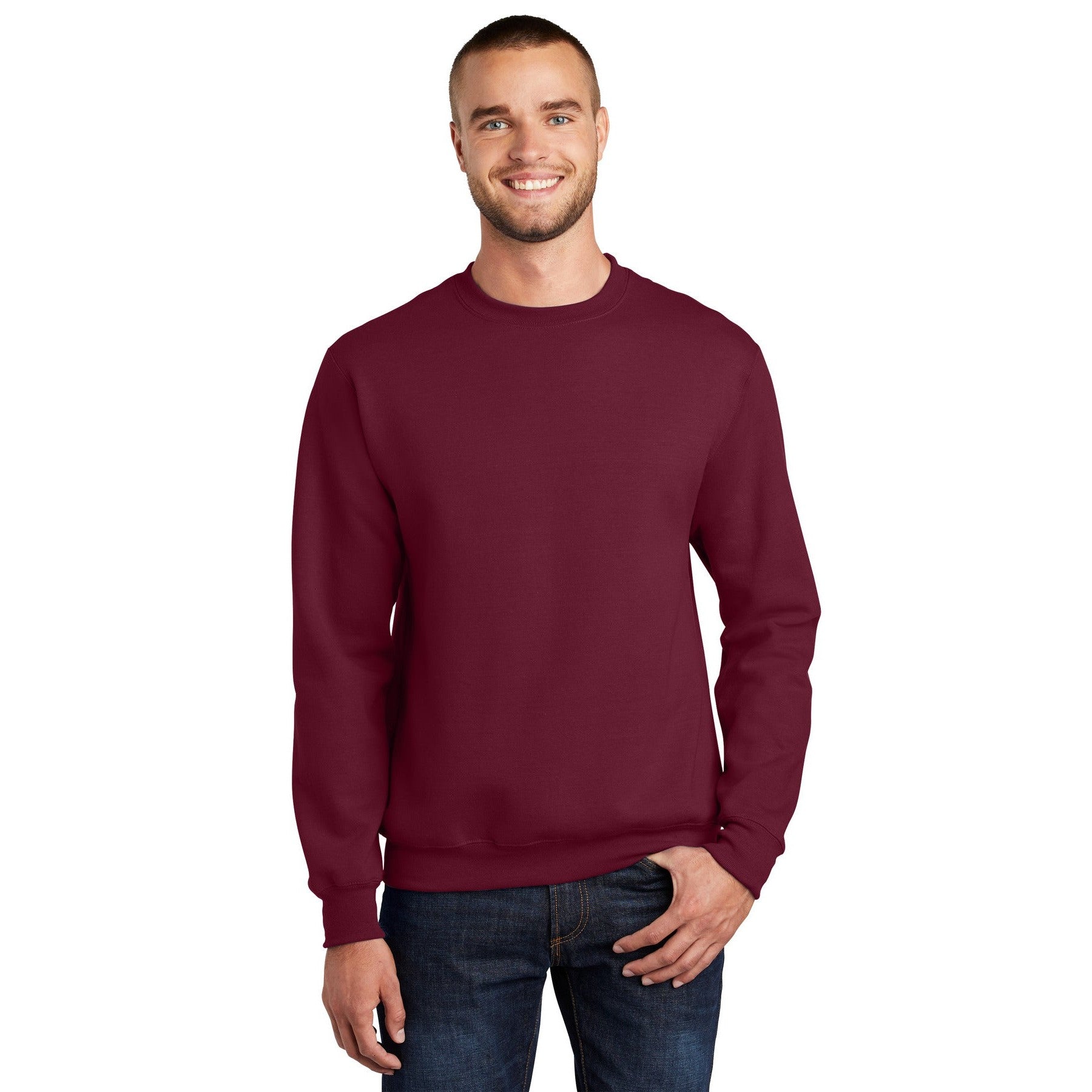 Port & Company-Port & Company® - Essential Fleece Crewneck Sweatshirt. PC90-MedTech-3